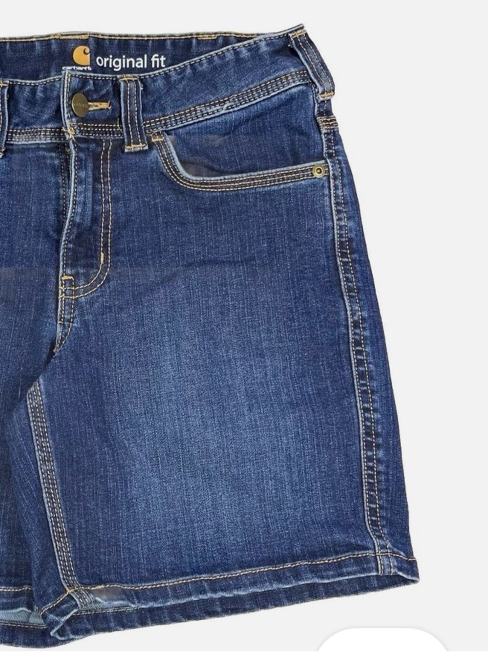 Carhartt Original Fit women’s  Size 14 Blue Denim Shorts